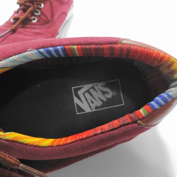 VANS Red Boat Shoes Size 10 - Picture 9 of 16